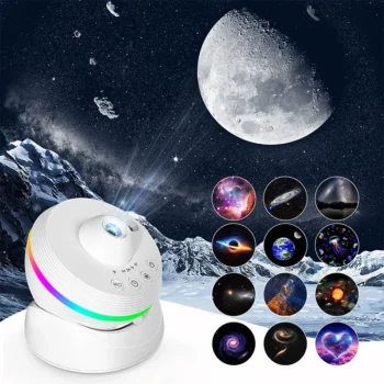 13 in 1 Galaxy Star Projector Planetarium Starry Sky Night Light Constellation Moon for Bedroom Home Theater Ceiling Decor