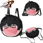 Persona5 Plush Bigmouth Bag Cartoon Amamiya Ren Itabag Translucent Badge Showcases Anime Merchandise for Holiday Gifts