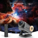 AURORA LIGHTING 3D Projector Mini HD 3D Galaxy Projector Night Light for Kids Bedroom Adults Room Decor Birthday Christmas Gifts