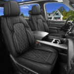 Car Seat Cover Custom Fit for Dodge Ram 1500 2500 3500 2002-2026 Faux Leather Seat Cover Set Compatible with Crew Quad Regular