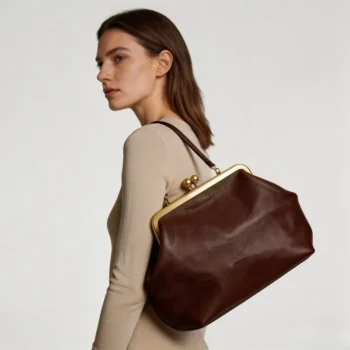 2026 New Shell Clutch Clip Bags For Women Luxury Designer Handbag Frame Purses In Fashion Lady Large Evening Shoulder