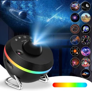 Galaxy Star Projector 13 in 1 HD Planetarium Starry Sky Projector With RGB Night Lamp For Bedroom Decor Children Gift